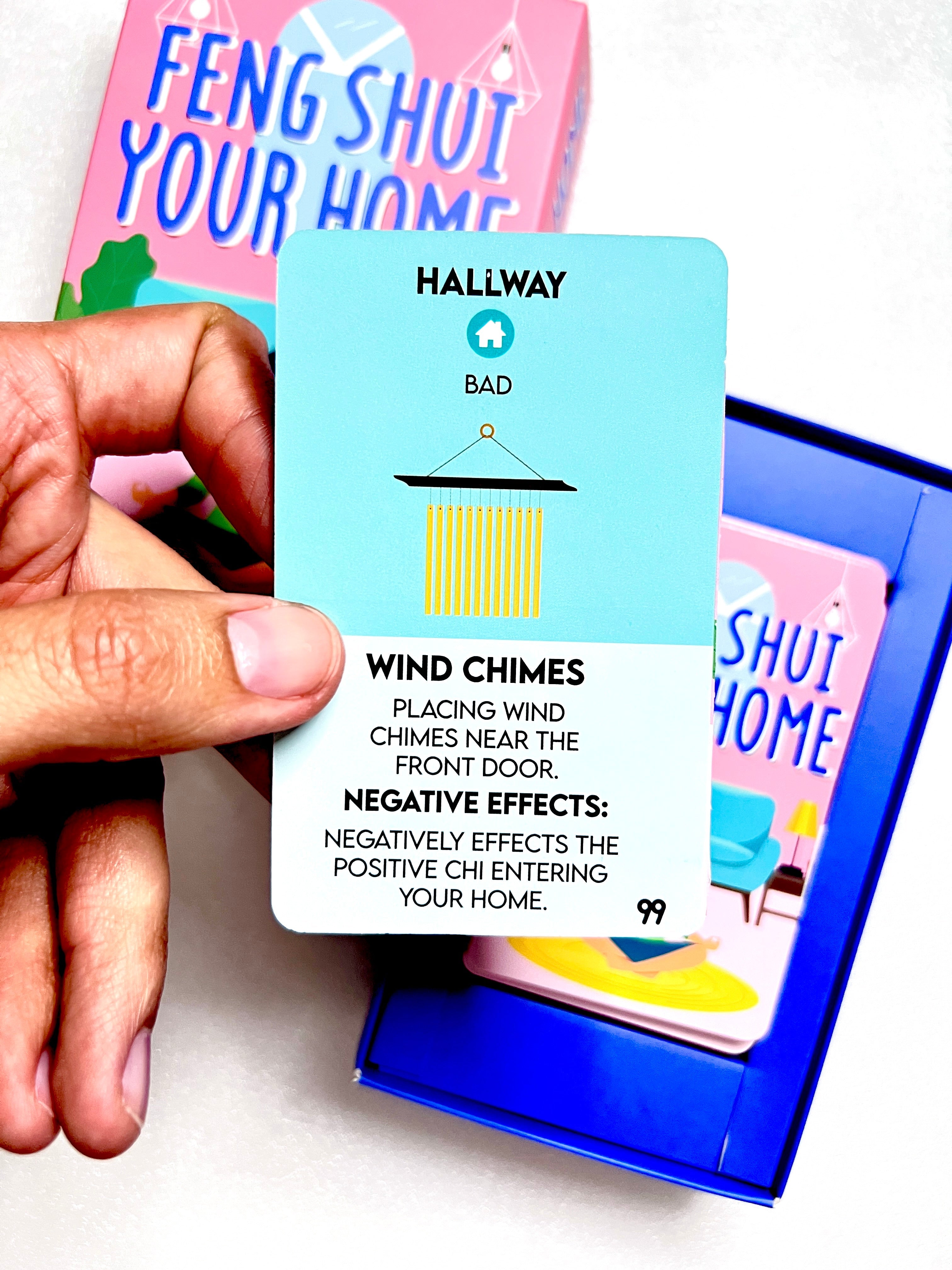 Feng Shui Your Home - Set of 100 Cards to Learn About Feng Shui and Do and Don'ts Home Decoration for Balanced and Armonized Energy in your Spaces