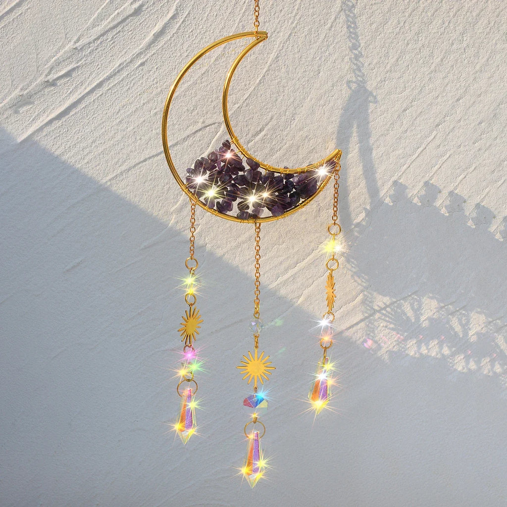 Crystal Moon Suncatchers