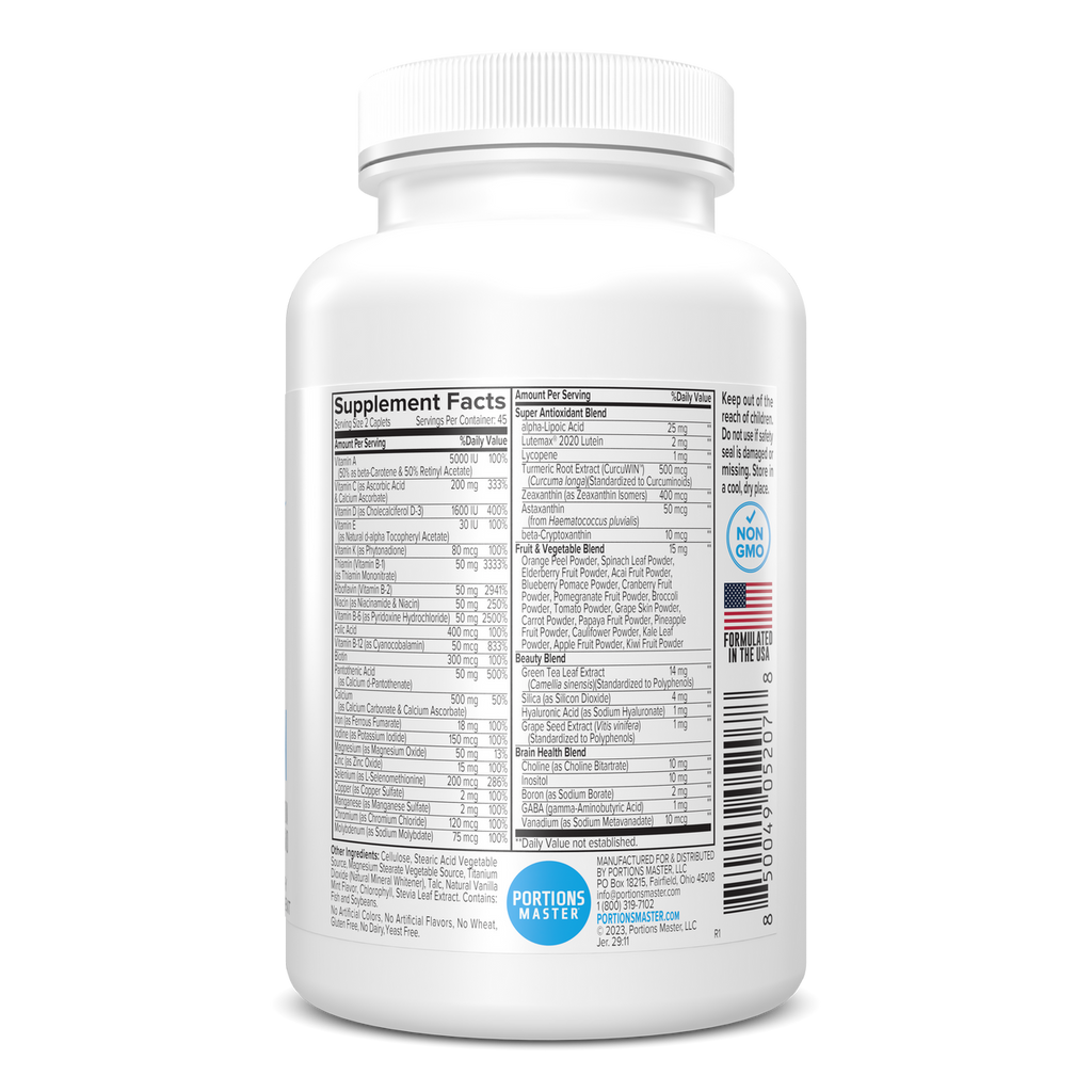 Portions Master Women's Multi-Vitamin (90 Count)