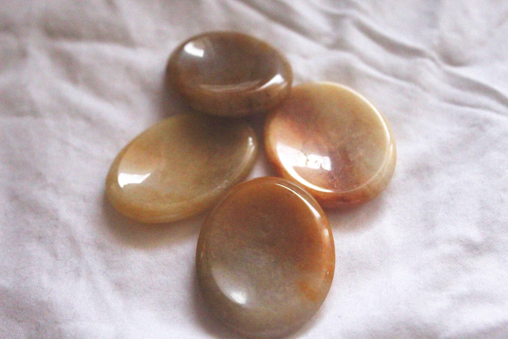Worry Stones (Thumb Stones) – Pocket Crystals for Calm, Focus & Stress Relief