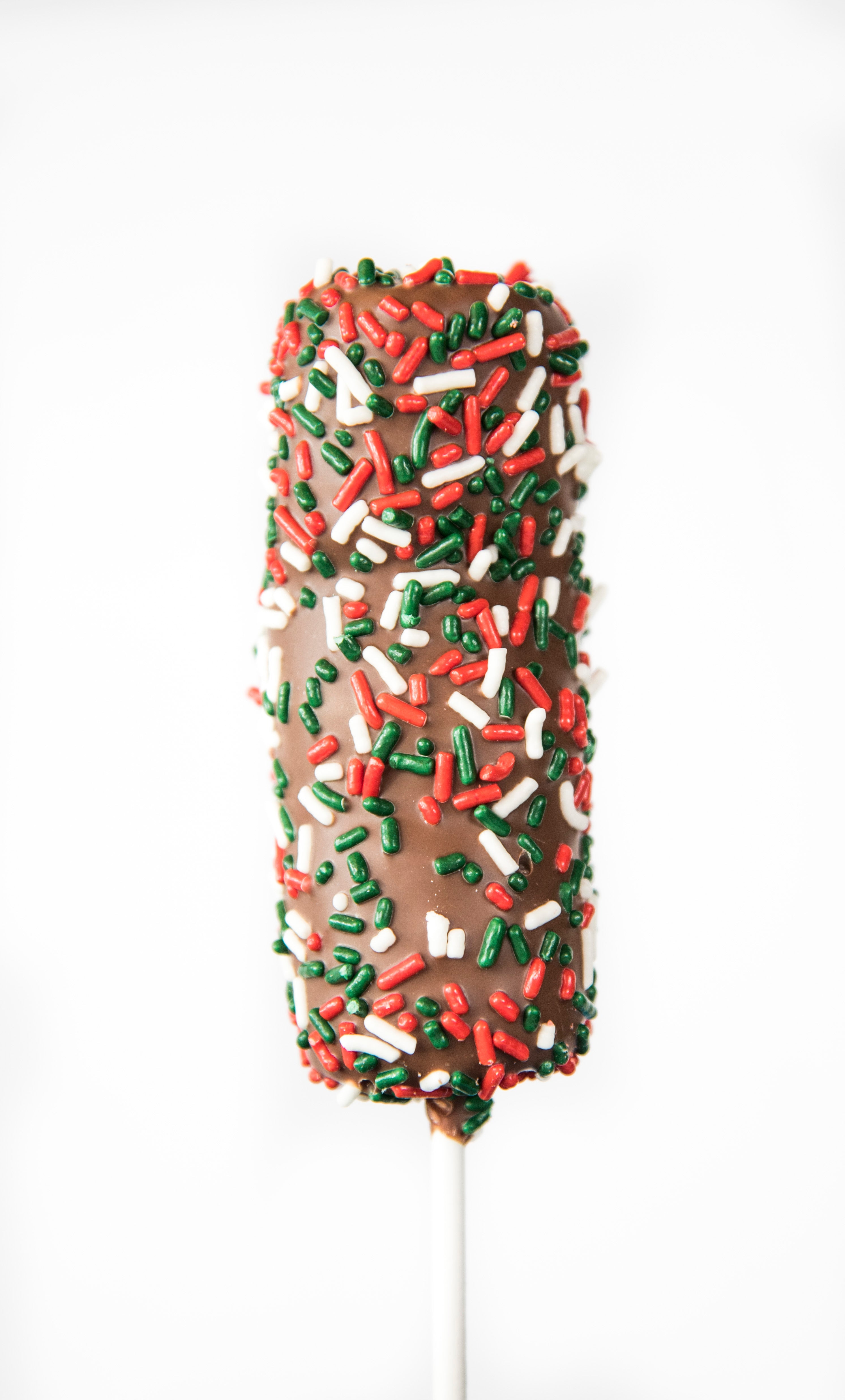 Holiday Sprinkle Marshmallow Pop