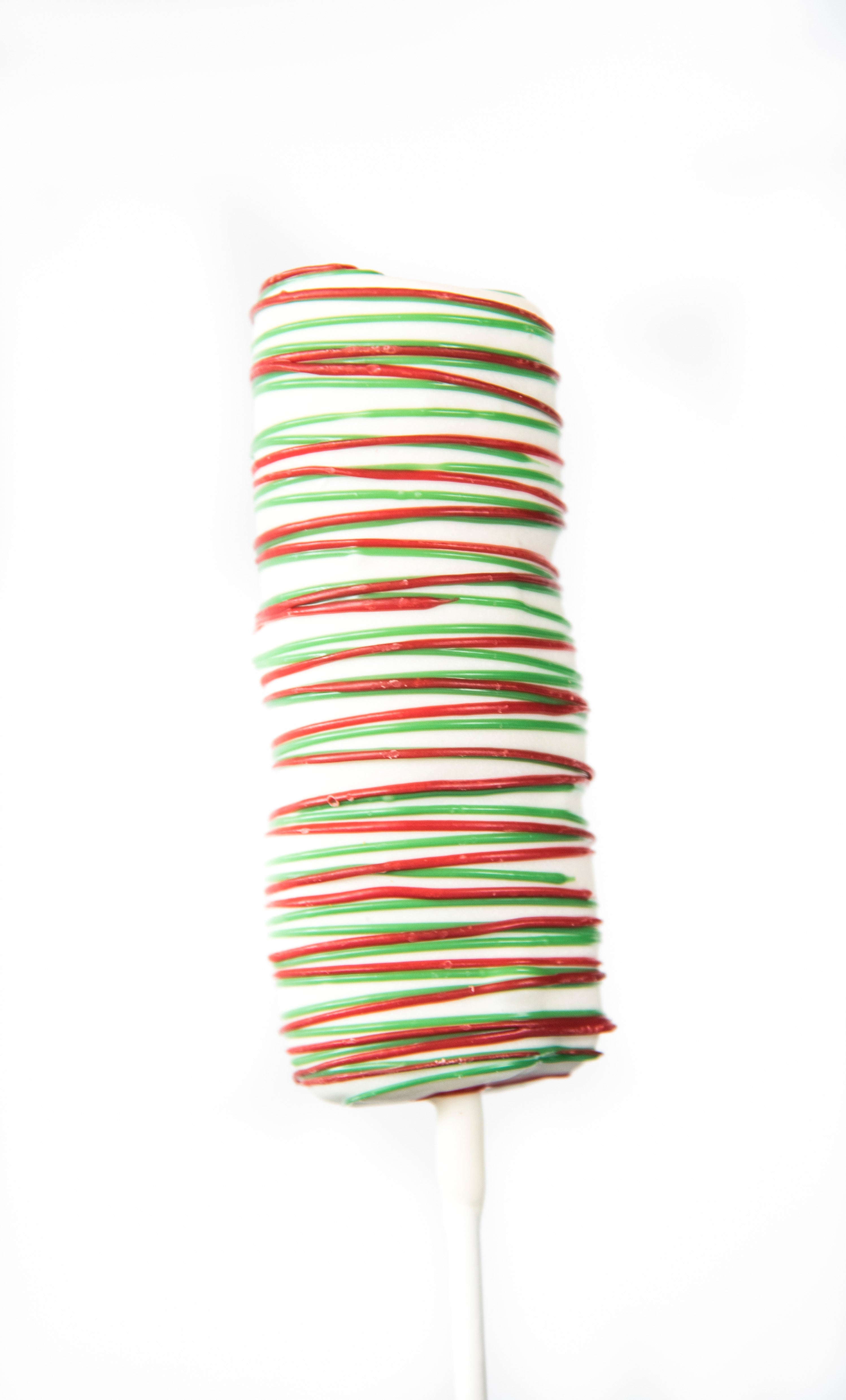 Holiday Drizzle Marshmallow Pop