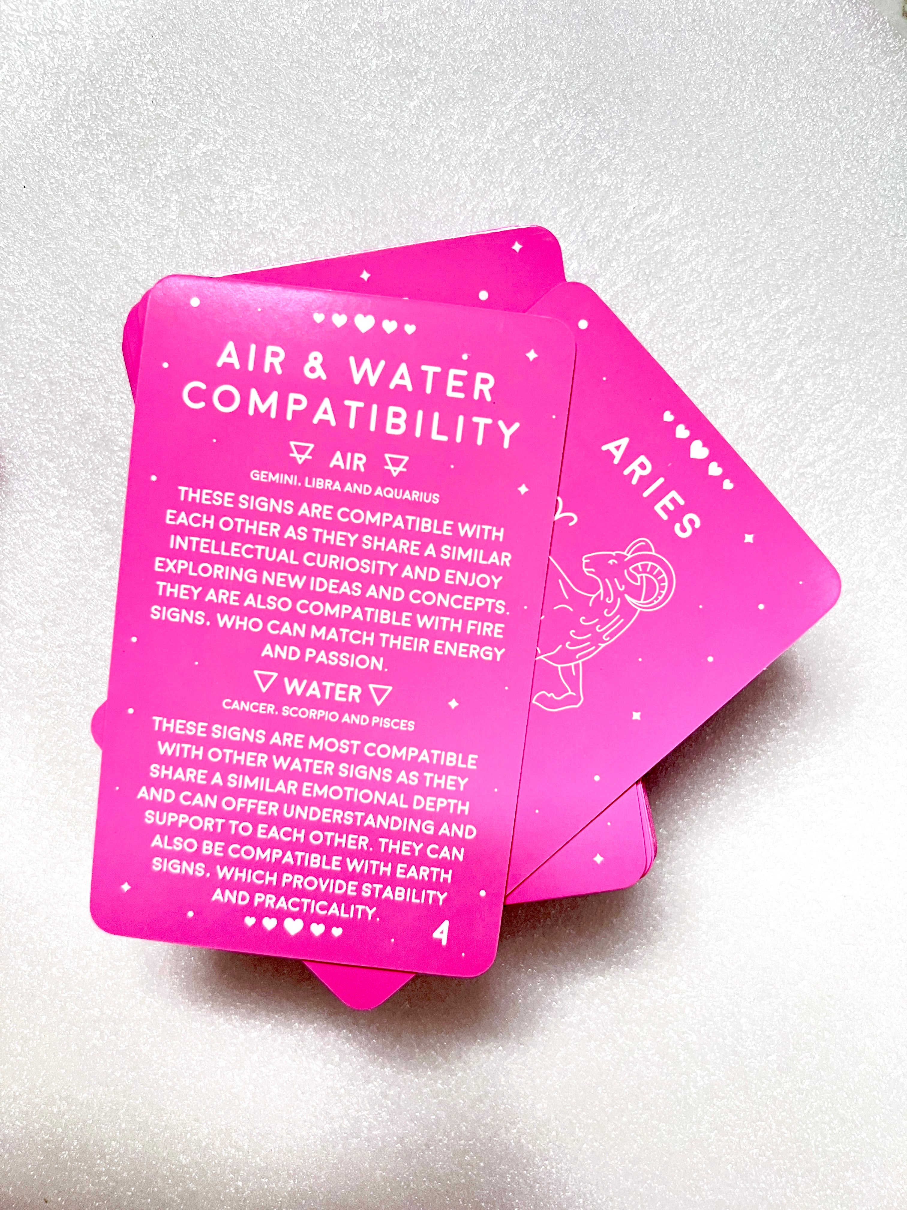 Love Astrology Cards - Learn Zodiac Signs Compatibility with 100 Cards to learn more about Astrology.