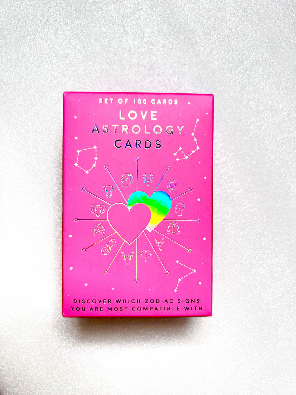 Love Astrology Cards - Learn Zodiac Signs Compatibility with 100 Cards to learn more about Astrology.