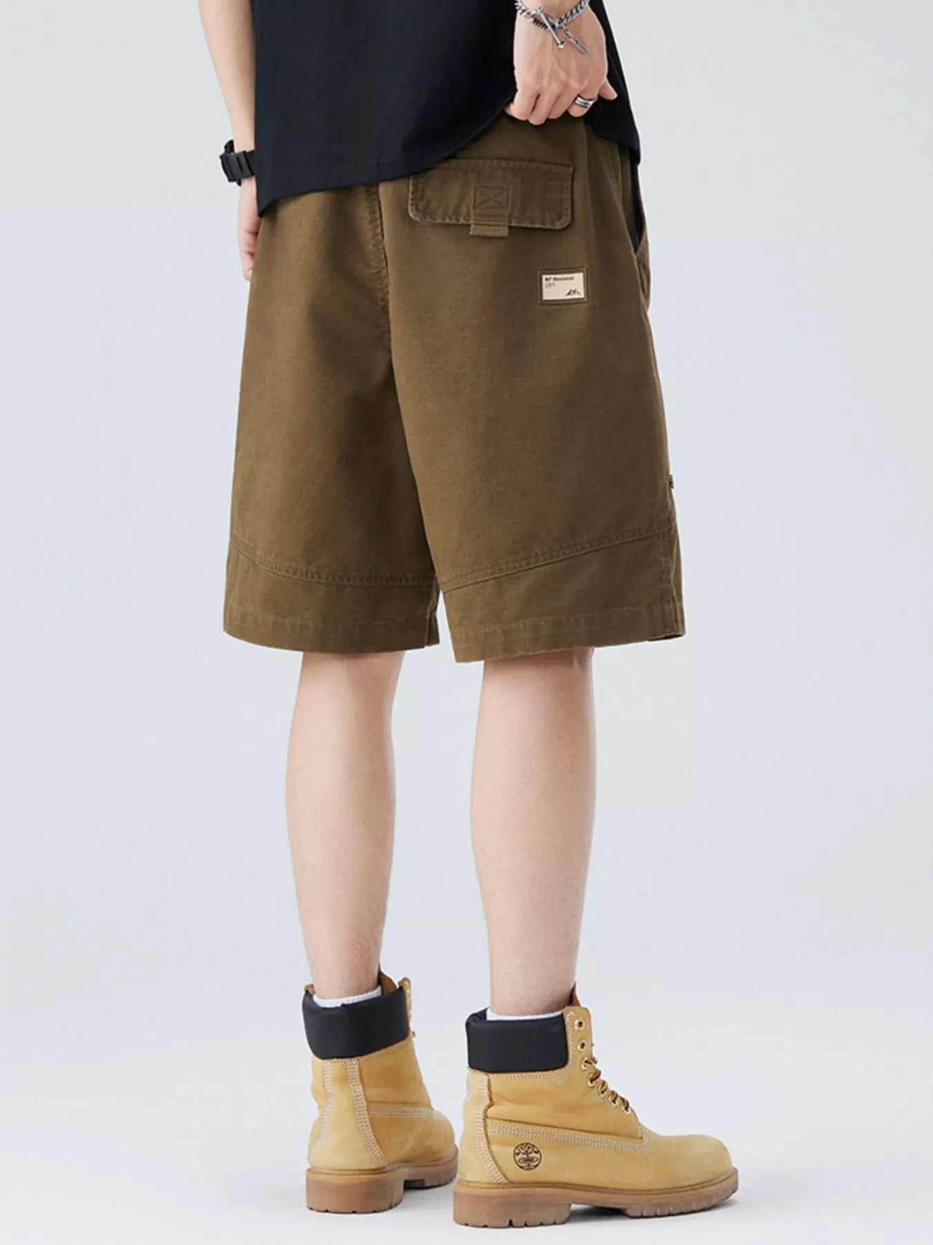 Men's Plus Size Casual Cargo Shorts