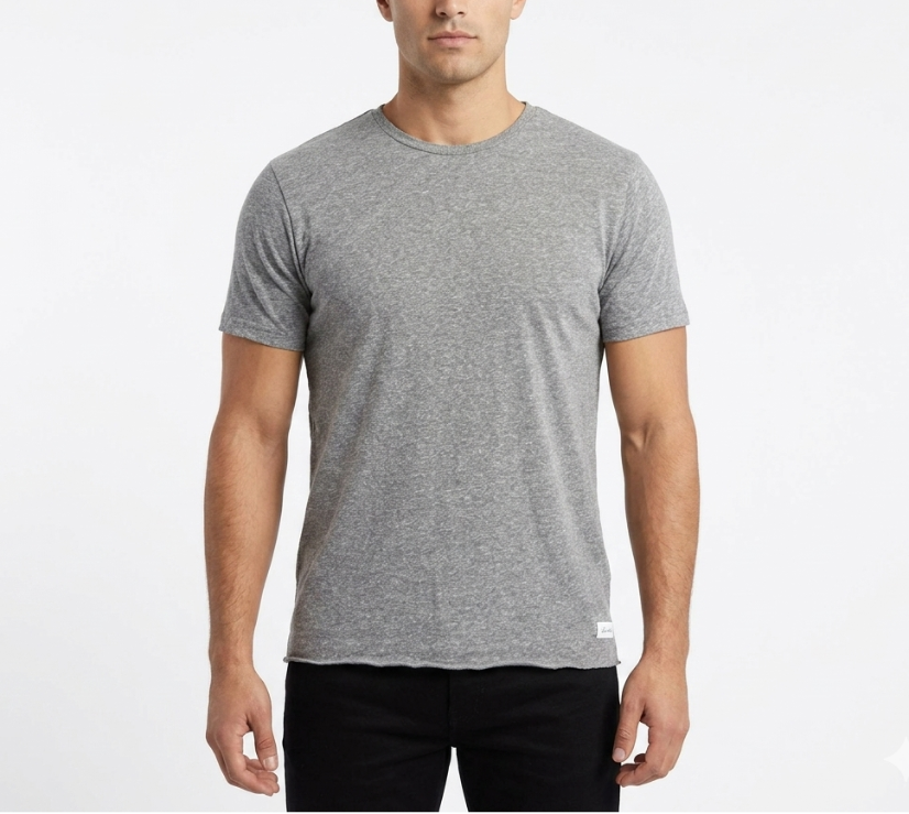 McQueen Tri-blend crew (Heather Gray)
