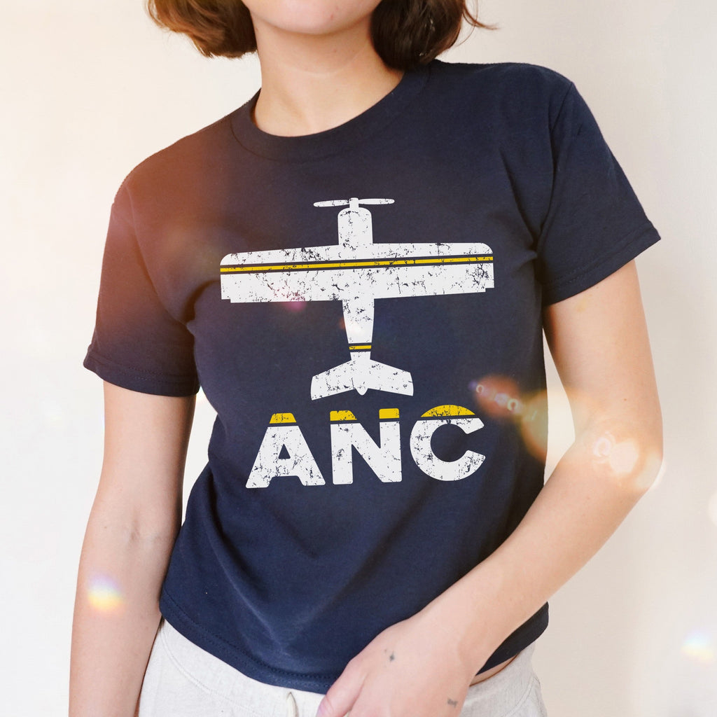 Anchorage ANC Airport Women's Baby Tee