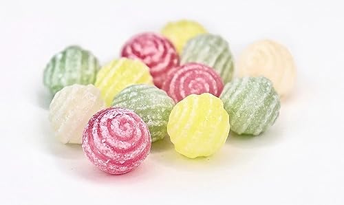 Andy Anand 110 Pc Sugar Free Spiral Candy - Hard Candy Spirals, Sweetened With Stevia. The Assortment Contains Five Flavors, Made in Spain, Stevia Candy - A Delicious and Healthy Treat 7 Oz