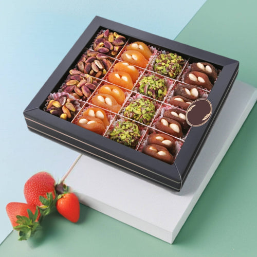 Andy Anand Chocolate Truffles with Natural Dates No Sugar Added 24 Pcs 10.5 oz