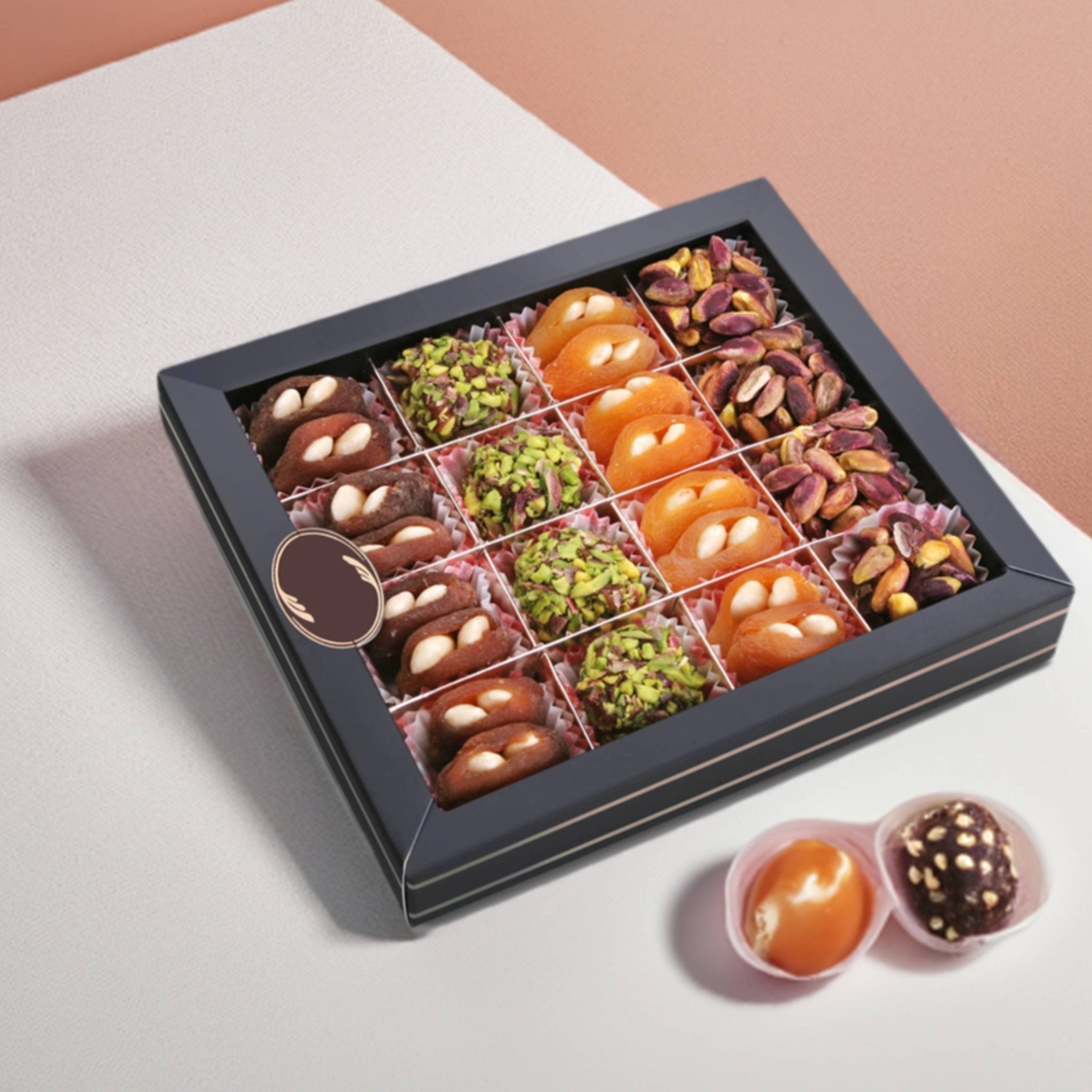 Andy Anand Chocolate Truffles with Natural Dates No Sugar Added 24 Pcs 10.5 oz