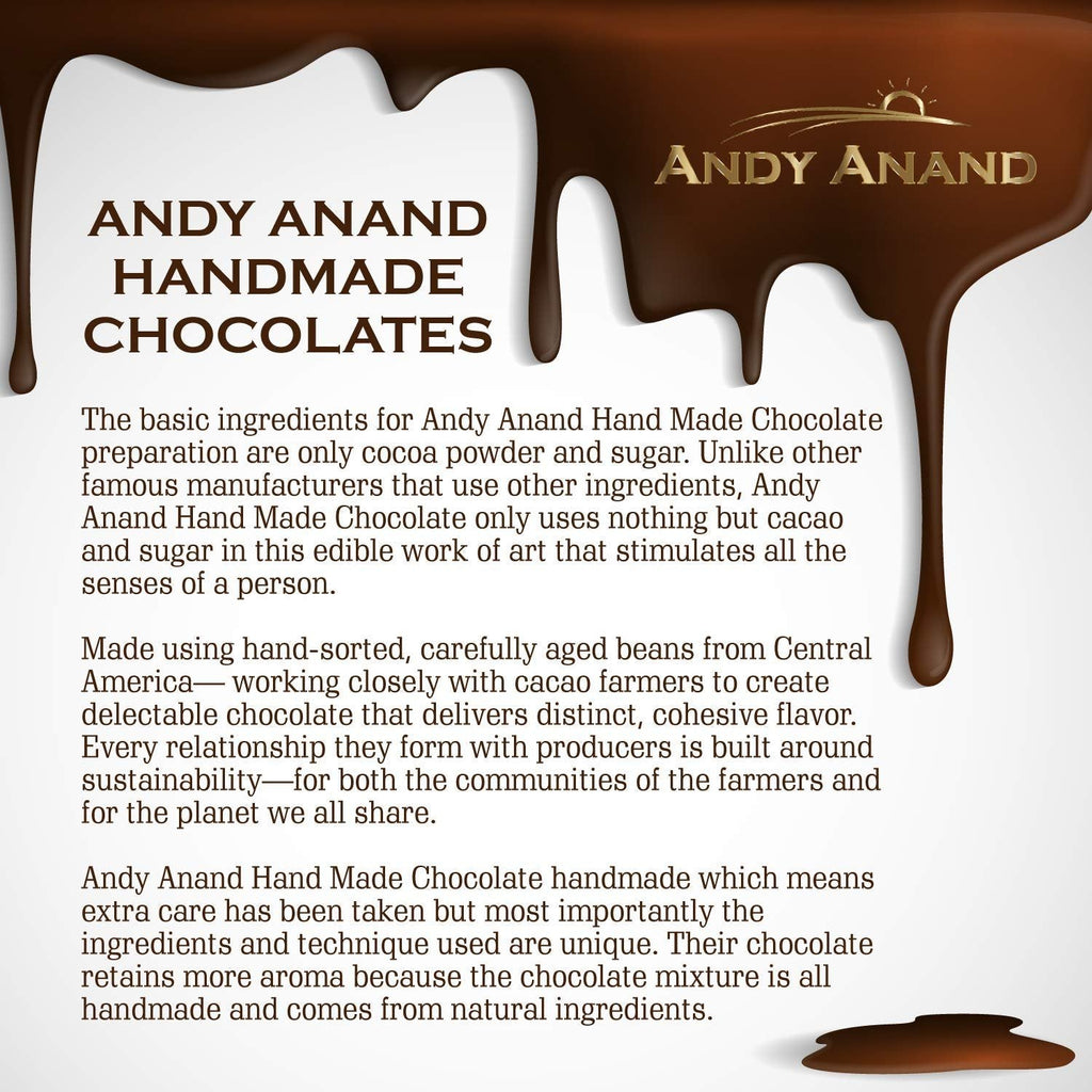 Andy Anand Belgian Honeycomb Milk & Dark Chocolate – 1 lb Handmade Sponge Crunch Delight, Crafted with 60% Chocolate (Cocoa Butter), Perfect Gift Box for Any Occasion