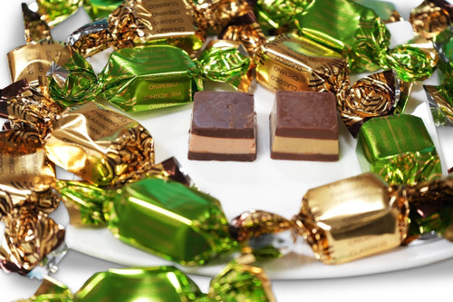Andy Anand Gluten Free Cremino – 18-Piece Italian Chocolate Assortment, 2 Flavors, Crafted with 60% Cocoa Butter, 8 oz.