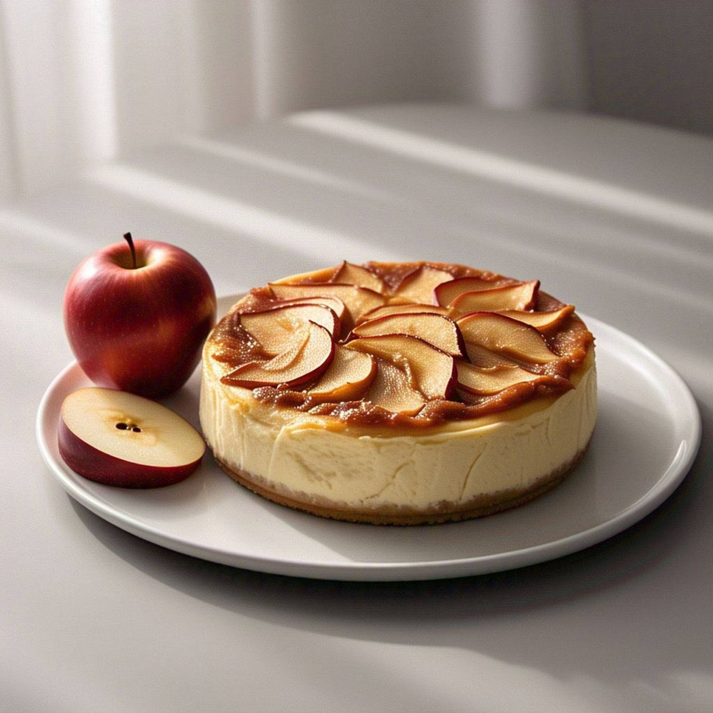 Andy Anand Deliciously Sugar Free Apple Cheesecake - Fresh Bakery Desserts, Best Cheese Cake Near Me For Celebrations & Dessert Lovers, A Timeless Dessert (2.6 lbs)