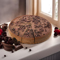 Andy Anand Sugar Free Dark Chocolate Chip Cheesecake 9” – Fresh Cream Cheese, Diabetic Friendly, Handmade, No Preservatives, 2.8 lb