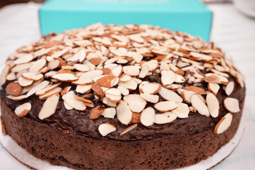 Andy Anand Exquisite 9" Gluten Free Chocolate Almond Cake: Delight in Its Luxuriously Creamy Texture, Iconic and Delicious (2.5 lbs)