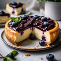 Andy Anand Deliciously Indulgent Sugar Free Blueberry Cake 9" Delicious Sugar Free Cake, Freshly baked from a bakery near you (2.6 Lbs)