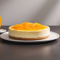 Andy Anand Orange Cheesecake with bits of Orange, 9" Made in Traditional Way, Amazing Bakeries with Freshly Baked Cheesecake Delivery - 2 lbs