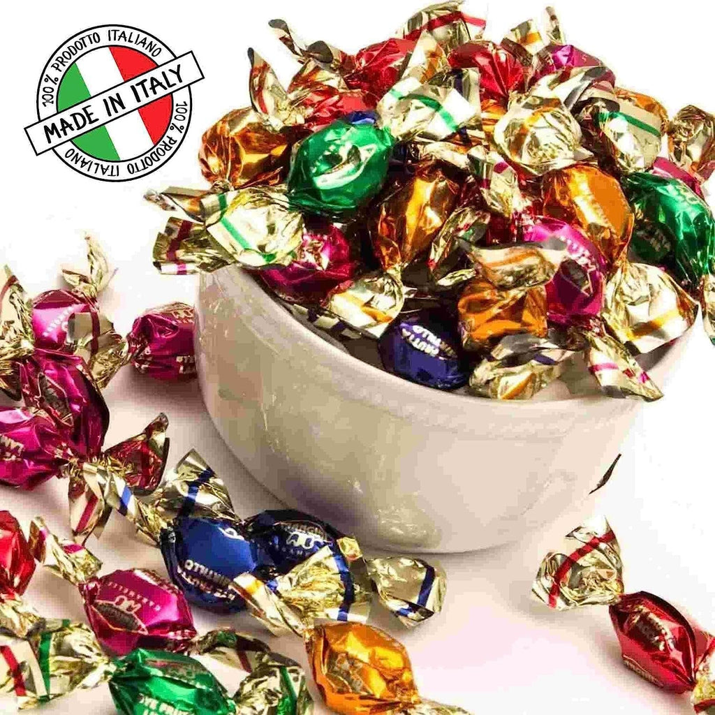 Andy Anand Italian Sugar Free Fruit Flavored Hard Candy – 92 Pieces Mega Pack (6 Flavors), Keto Friendly & Diabetic Friendly, Healthy Sugarless Candy Alternative – 7 oz