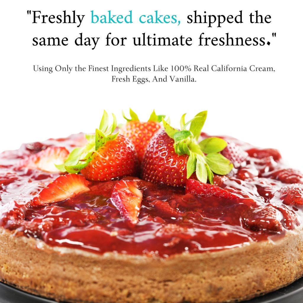 Andy Anand Sugar Free Chocolate Strawberry Cheesecake 9" with Real Chocolate Truffles: Unforgettable Taste, Best Cheese Cake For Celebrations & Diabetic Dessert Lovers (2.8 lbs)