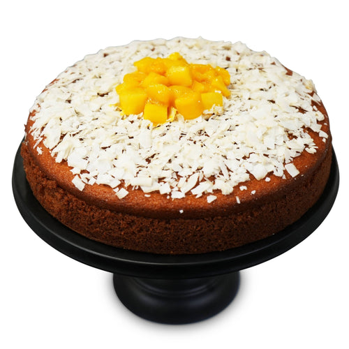 ANDY ANAND CHOCOLATIER Sugar Free Mango Coconut Cake, Enjoy the Amazing Taste of a Classic Cake Without the Sugar, Dunked in Fresh Mango Puree, Traditional Recipe and Perfect for Guilt Free Celebrations (2.5 lb)