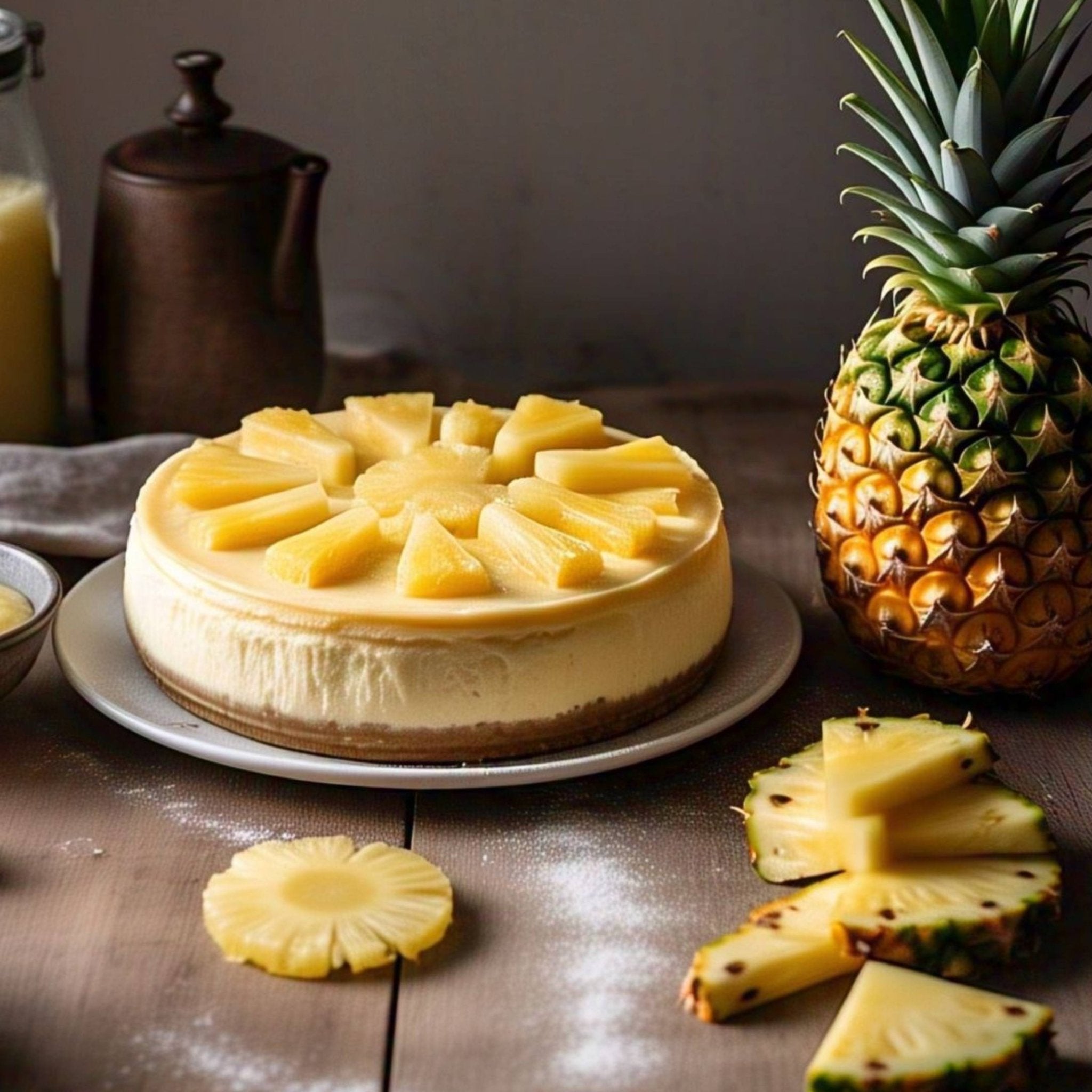Andy Anand Sugar Free Tres Leches Cake Coconut Pineapple, 2.5 lbs Keto & Diabetic Friendly Dessert, No Sugar Added Gourmet Tropical Cake, Moist Three Milk Celebration Cake Gift
