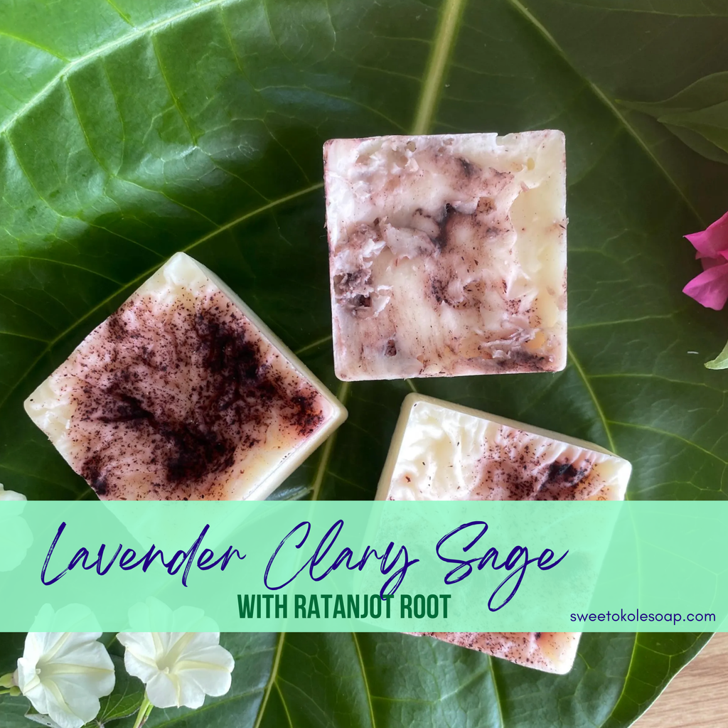 Lavender Clary Sage Solid Conditioner Bar with Argan Oil