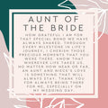 Aunt of the Bride Spa Gift Box