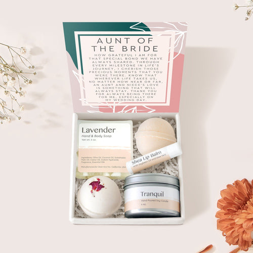 Aunt of the Bride Spa Gift Box