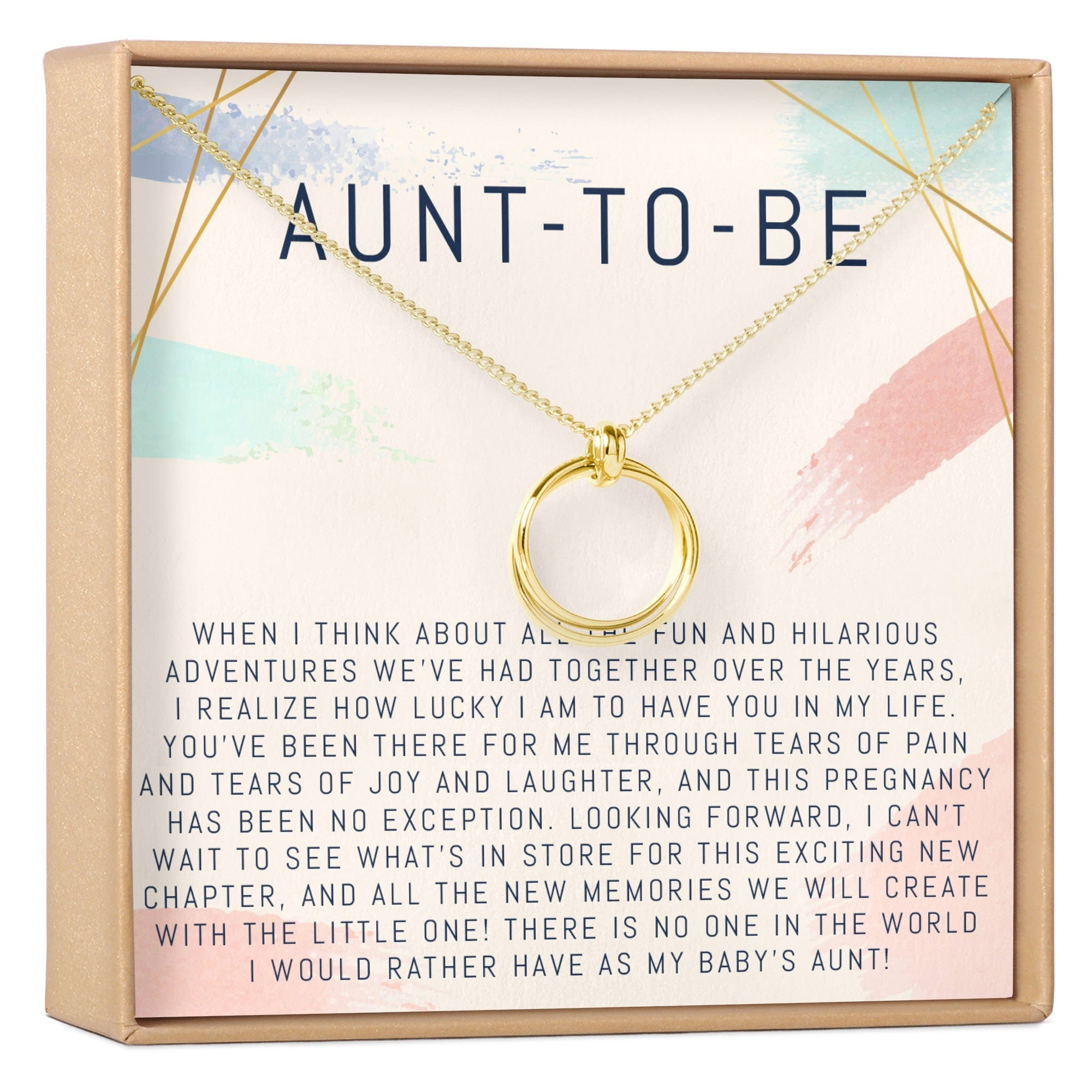 Aunt to Be Necklace, Multiple Styles Necklace