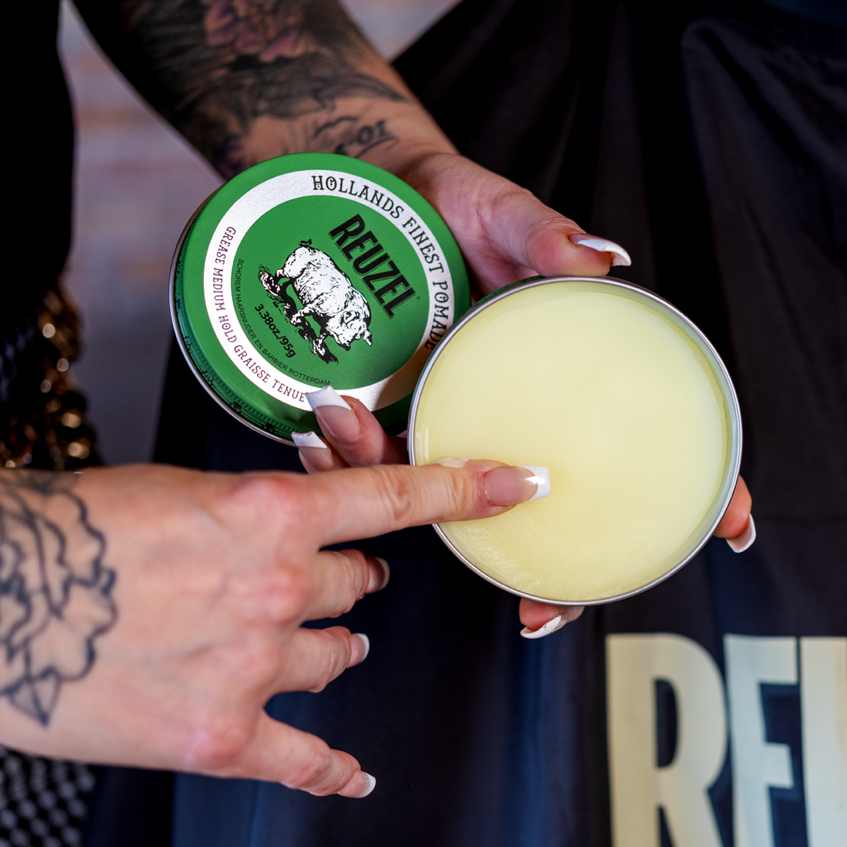 Reuzel - Green Oil Based Medium Pomade Grease