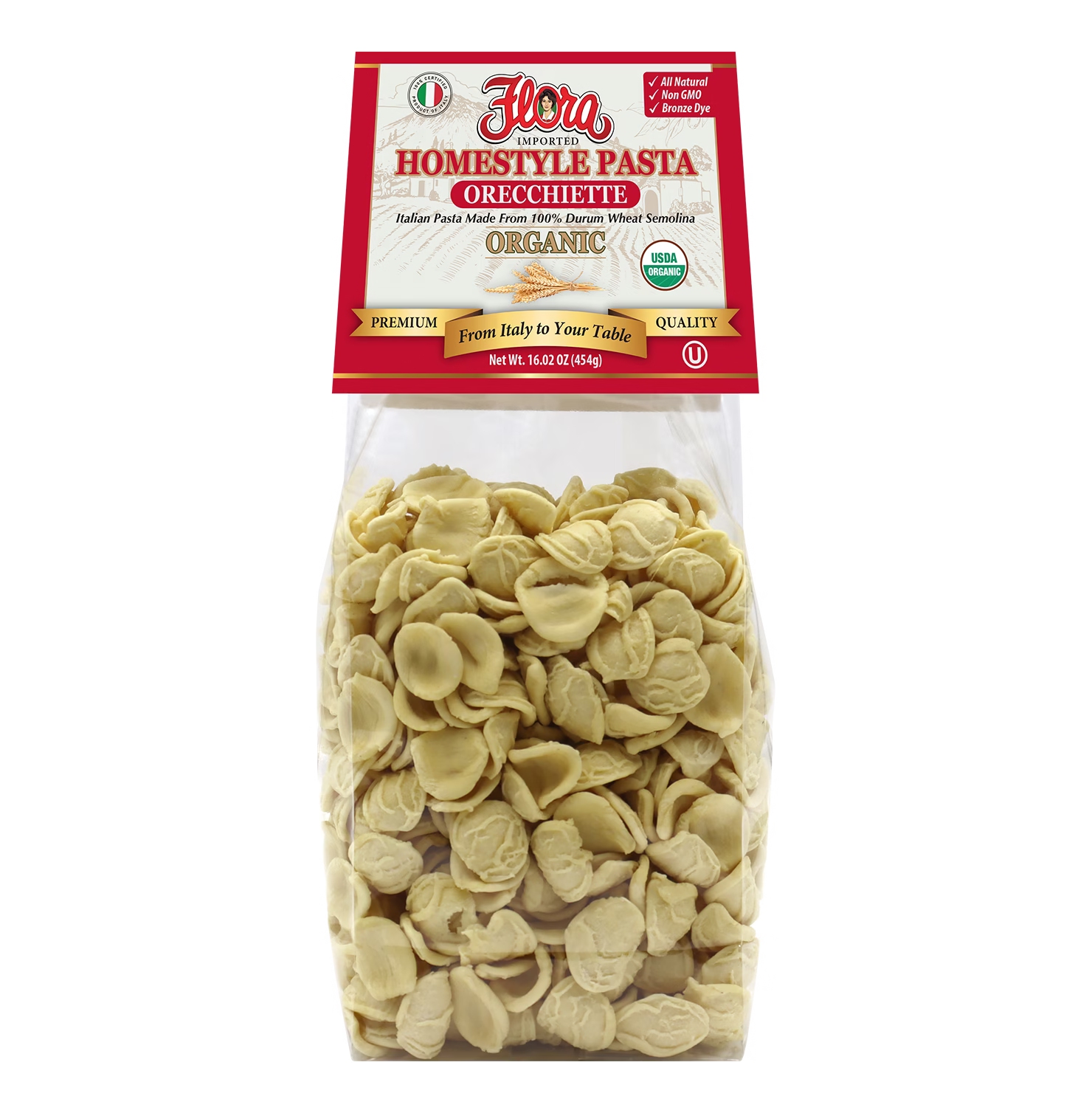 Homestyle Orecchiette Pasta - Organic - 16.02 oz