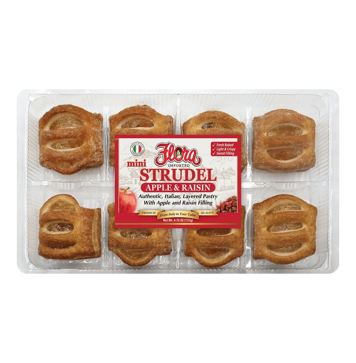 Mini Strudel - Apple & Raisin - 7.4 oz