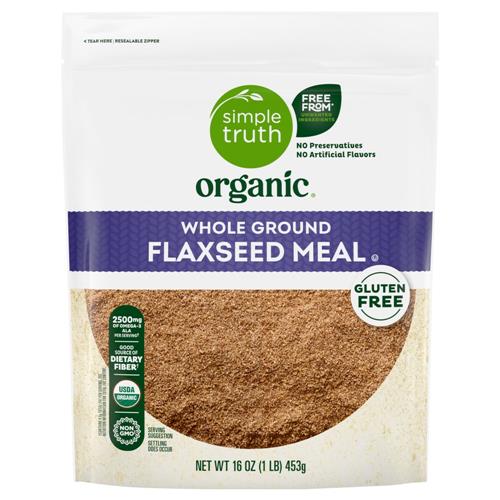 Simple Truth Organic Whole Ground Flaxseed Meal 16 oz