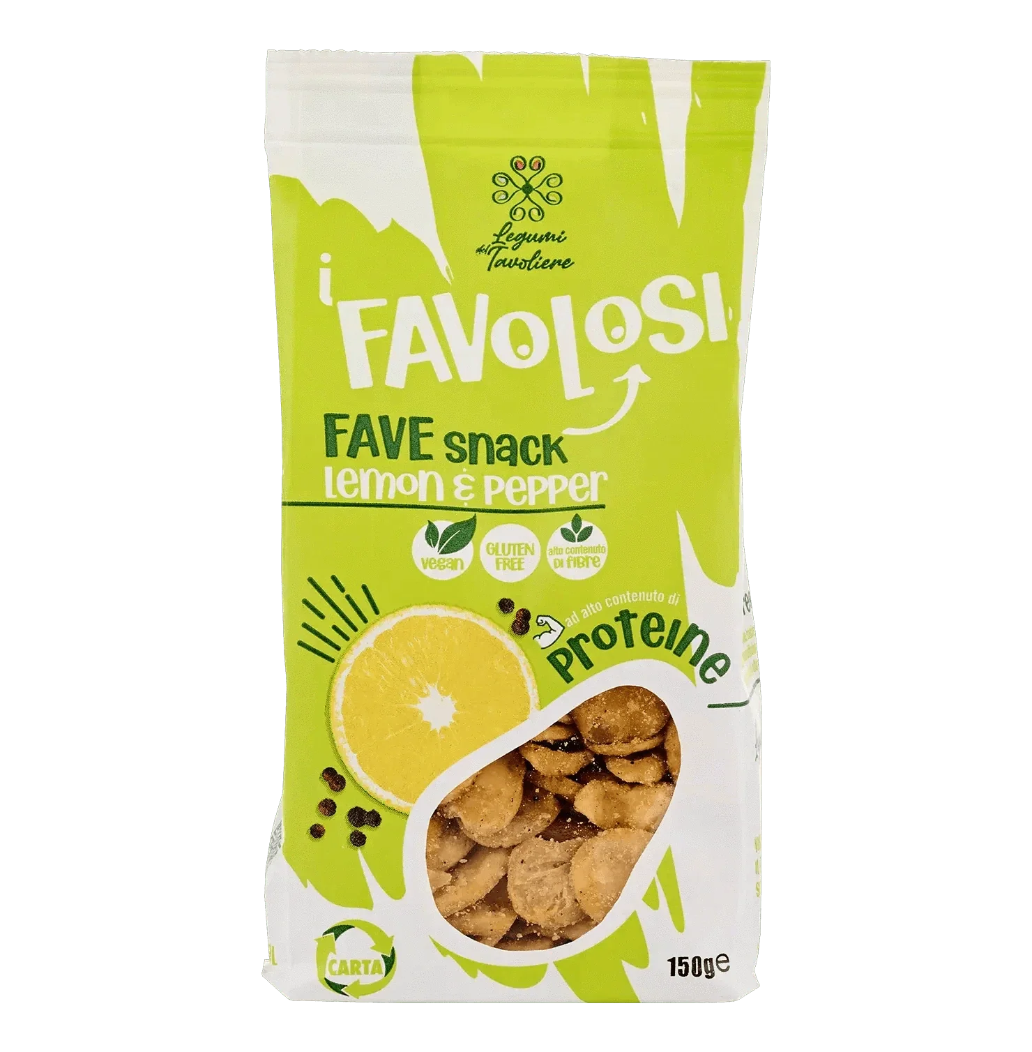 Fave Snack - Lemon & Pepper - 5.29 oz