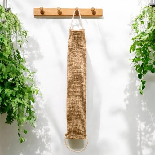 Bamboo Switch - Sisal Linen Back Exfoliating Strap | Gift Bestseller