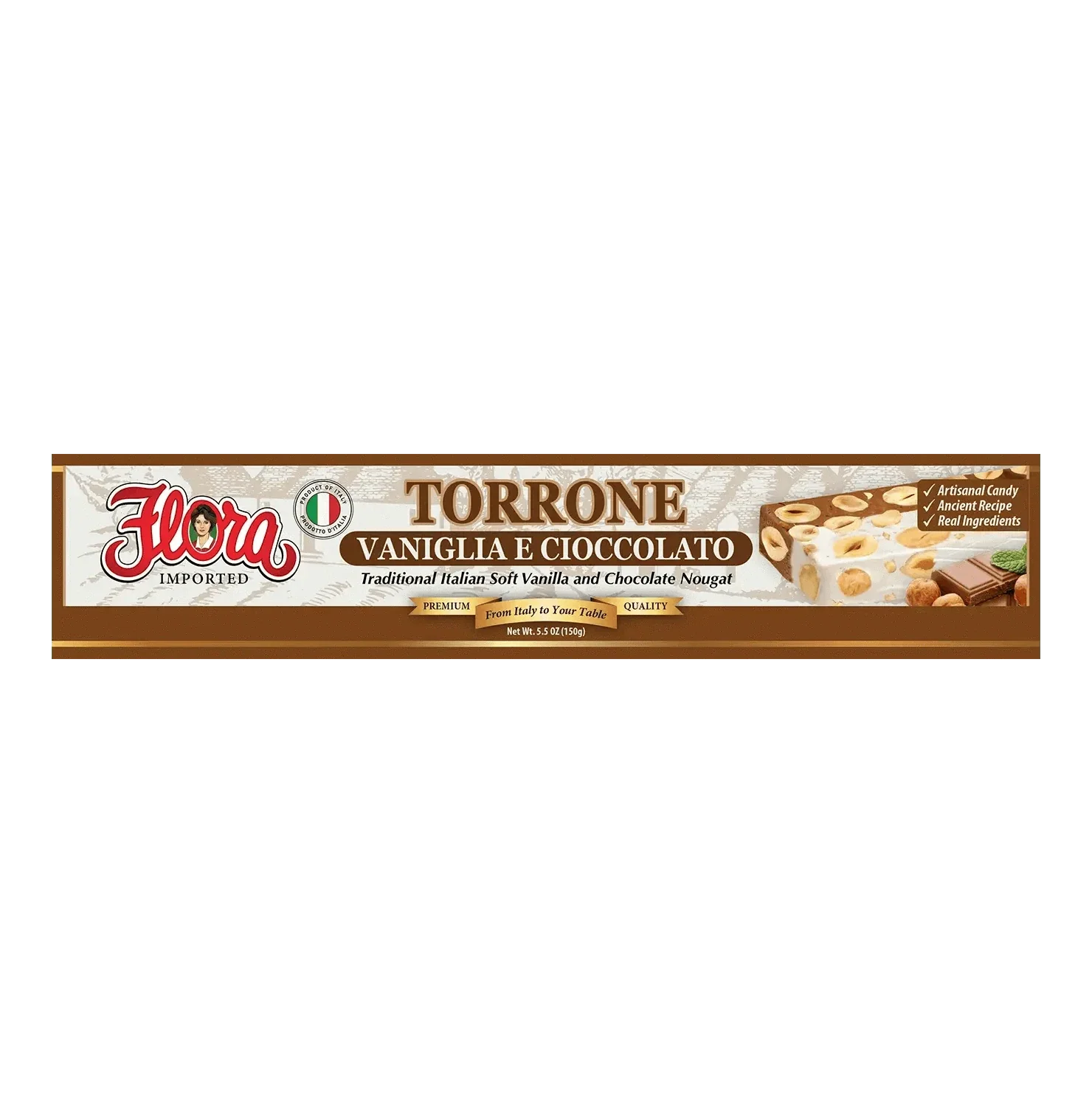 Torrone - Vanilla and Chocolate - 5.53 oz