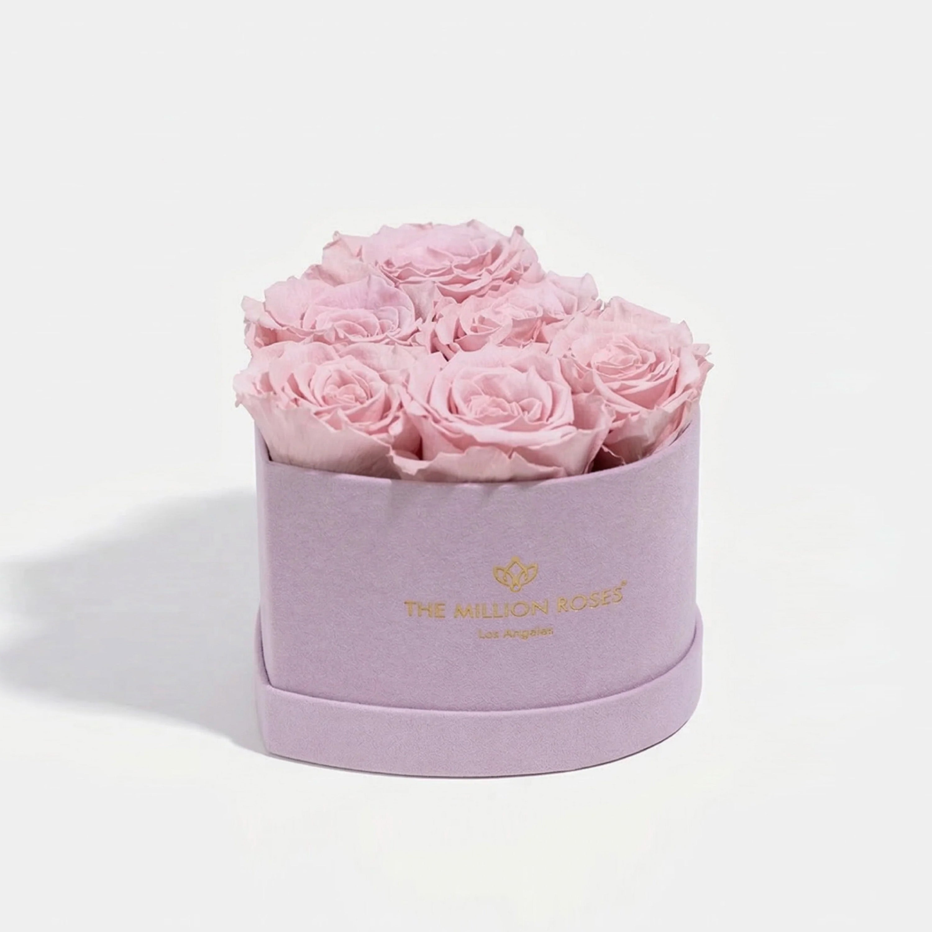Baby Heart Light Pink Box | Light Pink Roses
