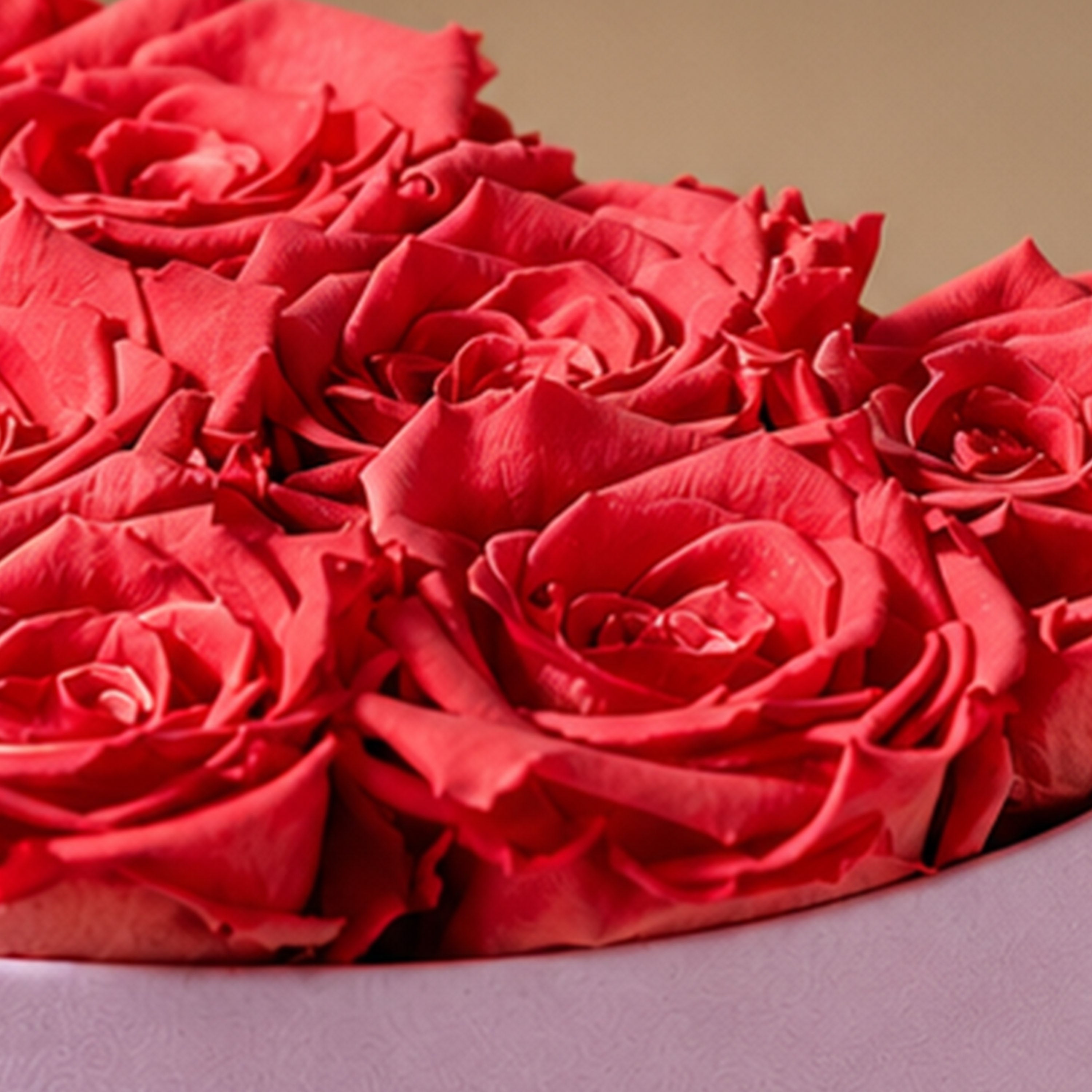 Baby Heart Light Pink Box | Coral Roses