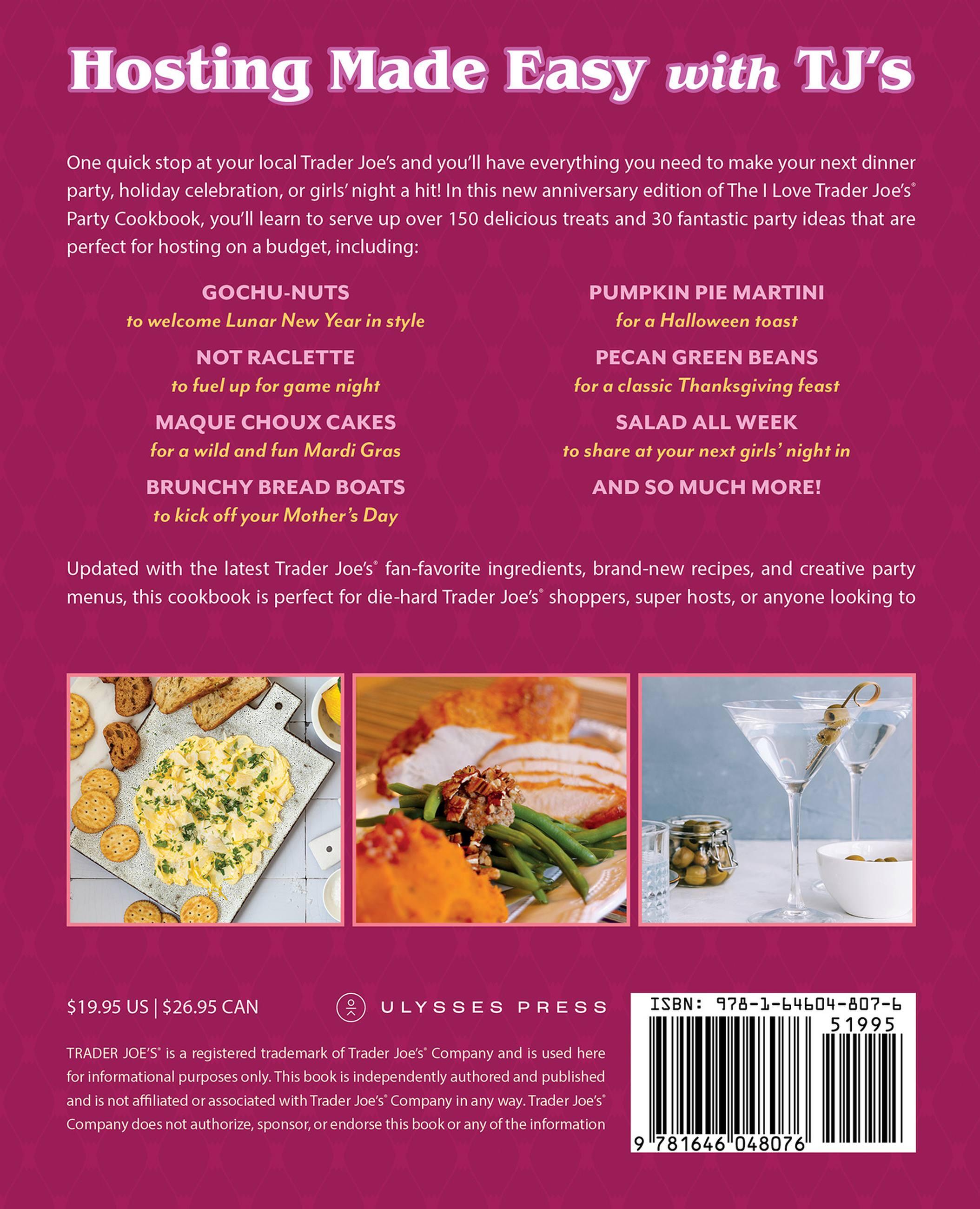 The I Love Trader Joe's Party Cookbook: 15th Anniversary Edition