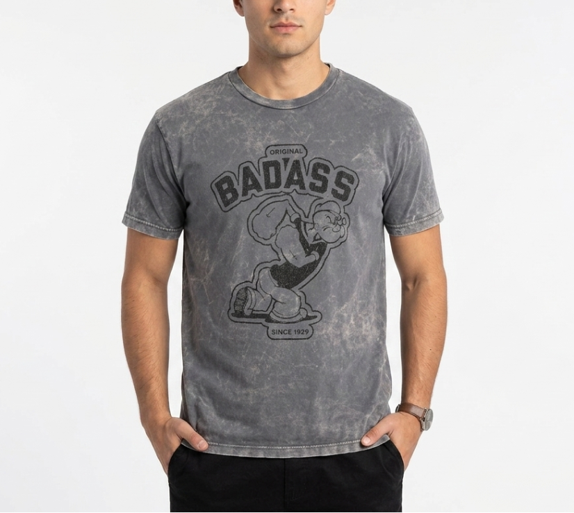 BADASS Organic Tee (Sand or Mineral Grey)