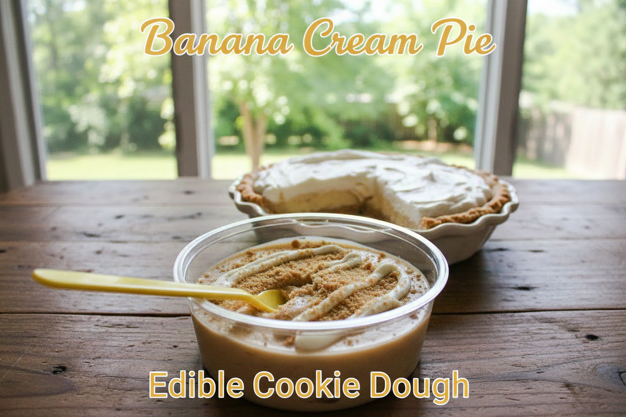 COMING SOON! Banana Cream Pie Edible Cookie Dough