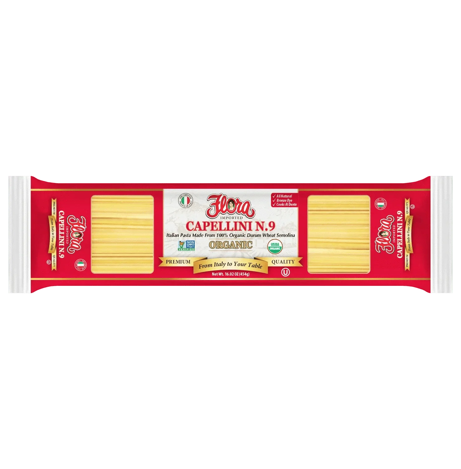 Capellini Pasta No. 9 - Organic - 16.02 oz