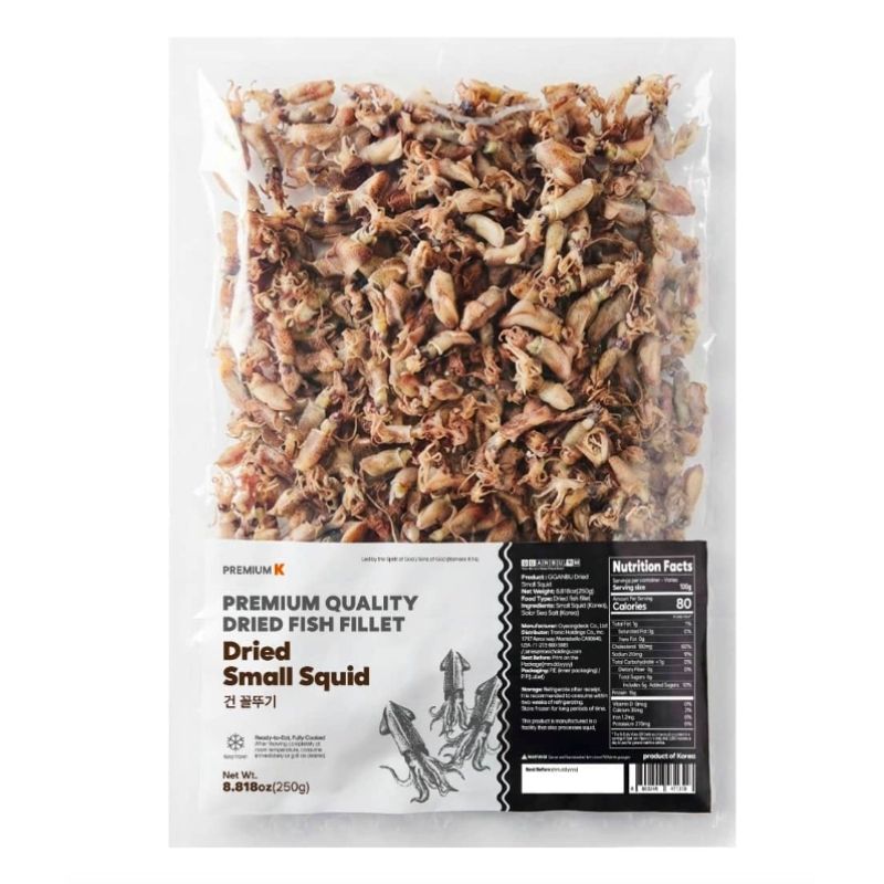 Premium Dried Small Squid (250g, 8.82oz)