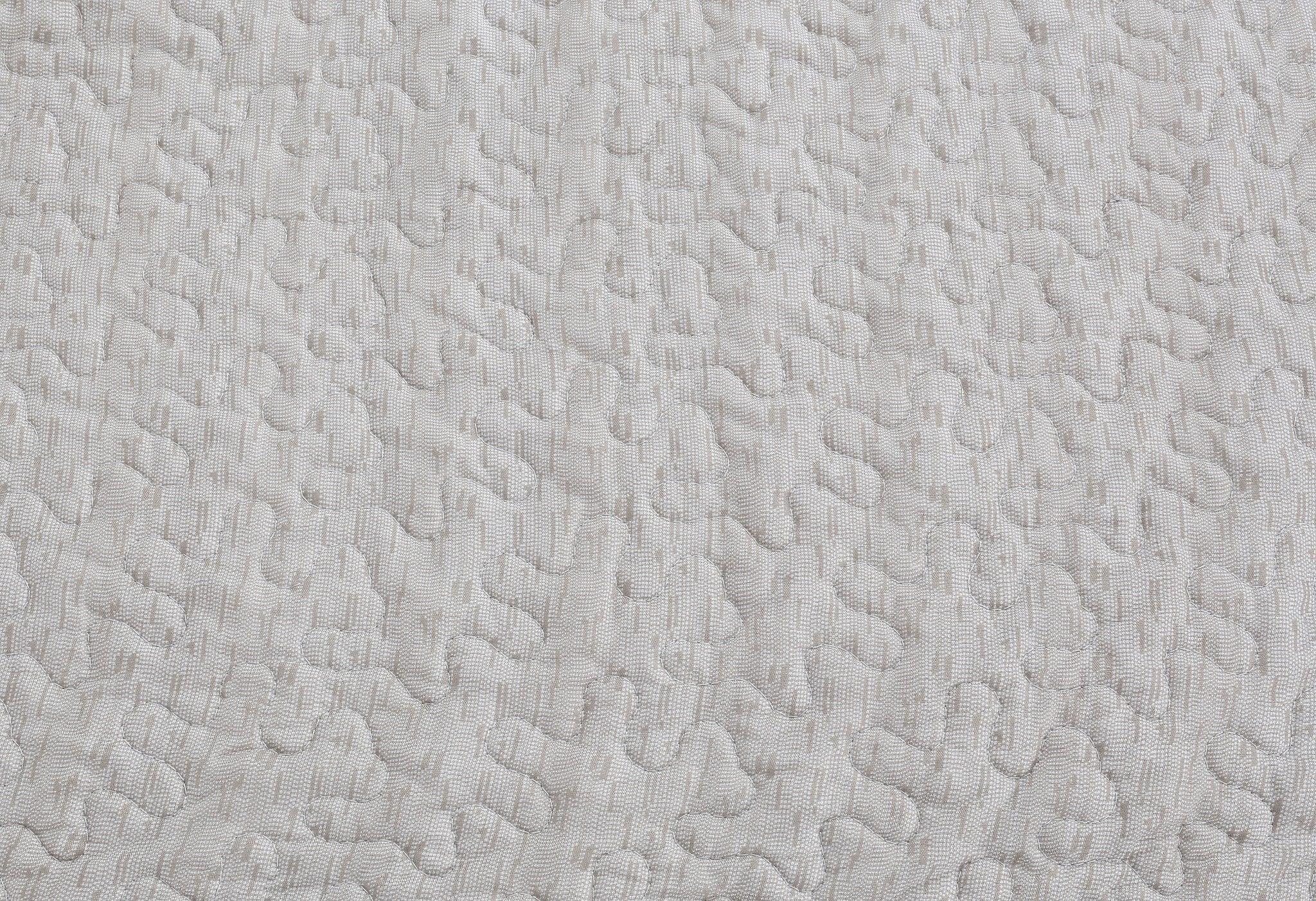 DaDa Bedding Rustic Grey Mosaic Distressed Medallion Reversible Quilted Bedspread Set (SD16299)
