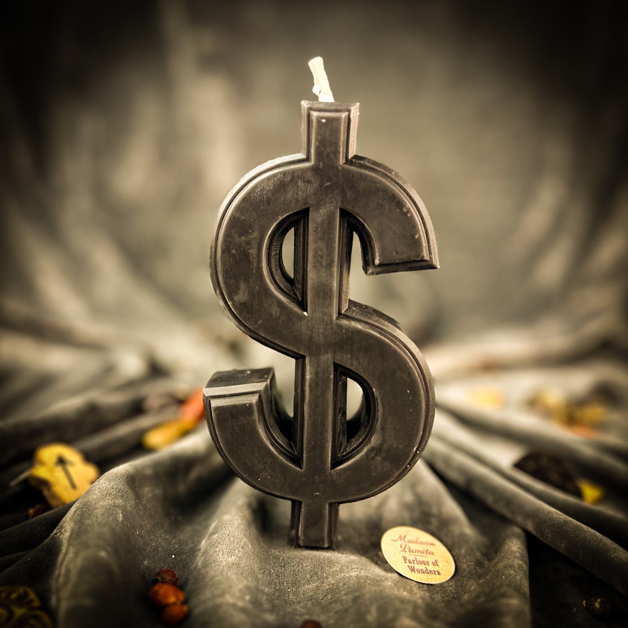 Dollar Sign Candle Spell Kit - Wealth & Luxury Magic