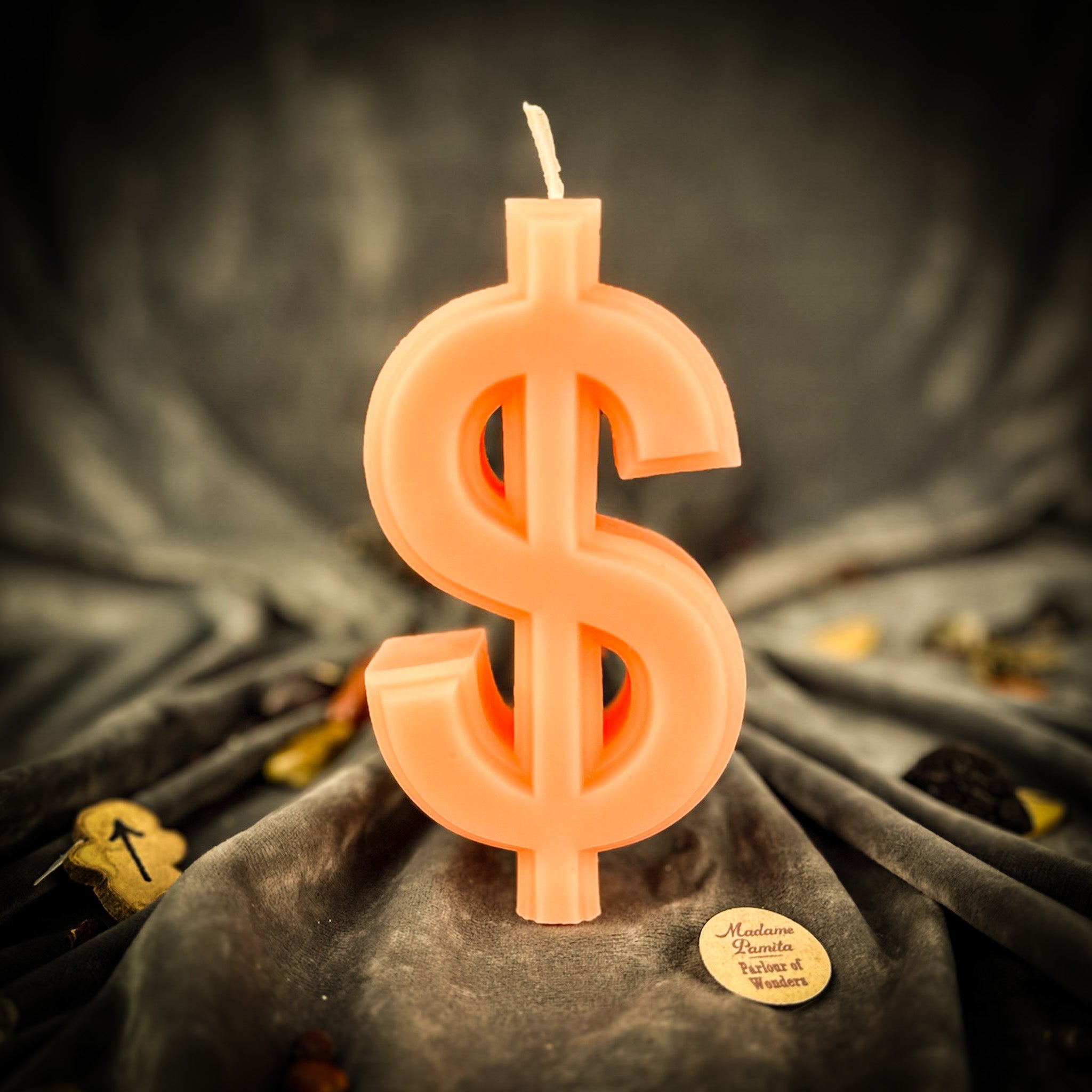 Dollar Sign Candle Spell Kit - Wealth & Luxury Magic