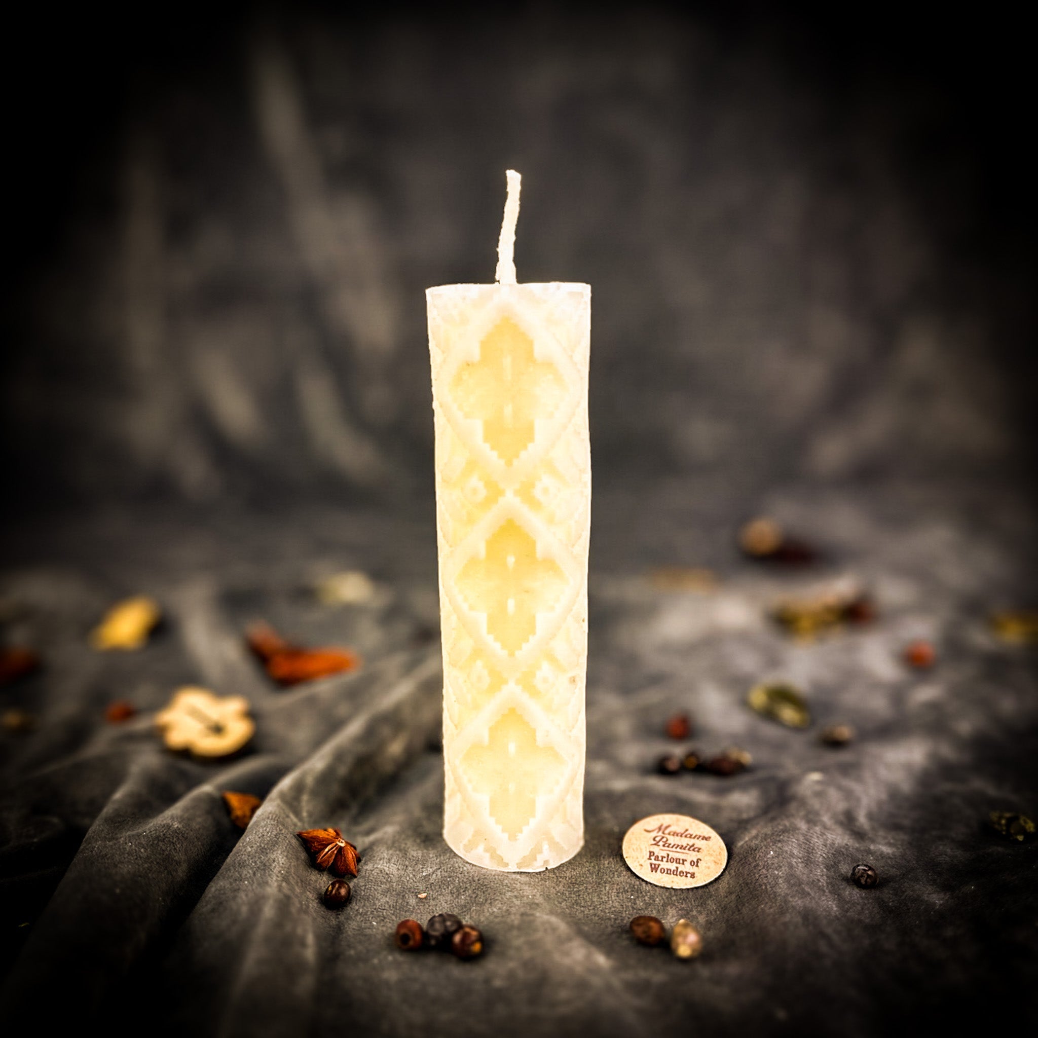 Khrest Cross of Protection and Plenty Pillar Candle Spell Kit - Sacred Balance & Abundance Magic
