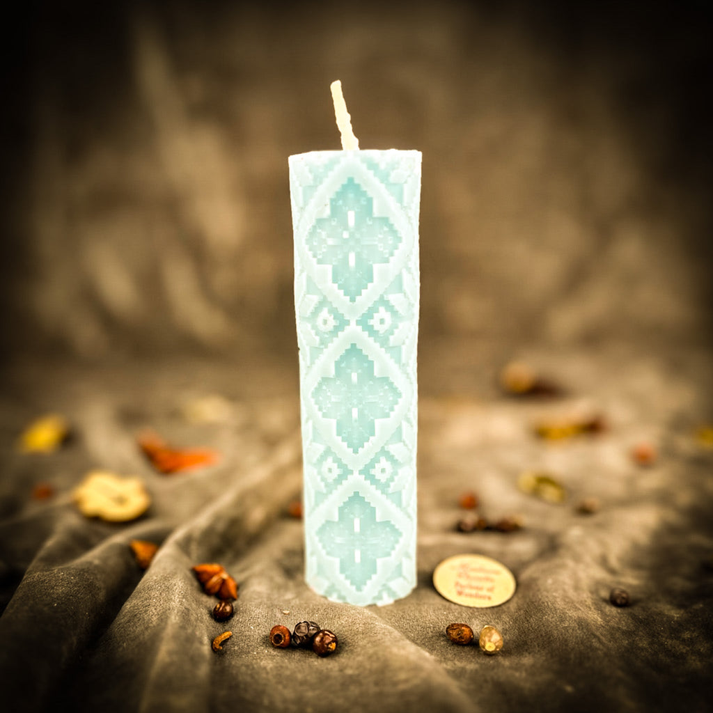Khrest Cross of Protection and Plenty Pillar Candle Spell Kit - Sacred Balance & Abundance Magic