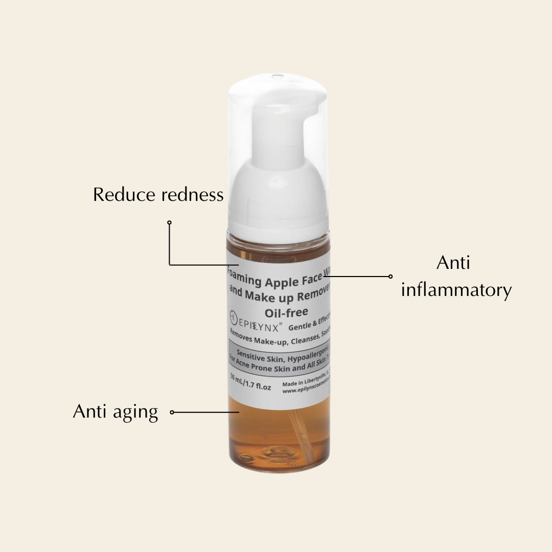 Gluten-Free Foaming Face Wash – Nut-Free, Vegan Cleanser with Aloe & Ashwagandha