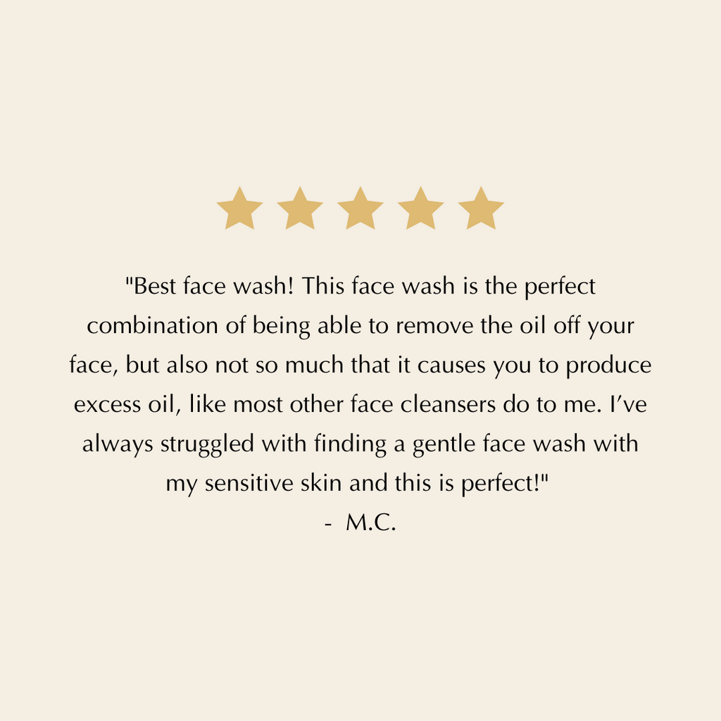 Gluten-Free Foaming Face Wash – Nut-Free, Vegan Cleanser with Aloe & Ashwagandha